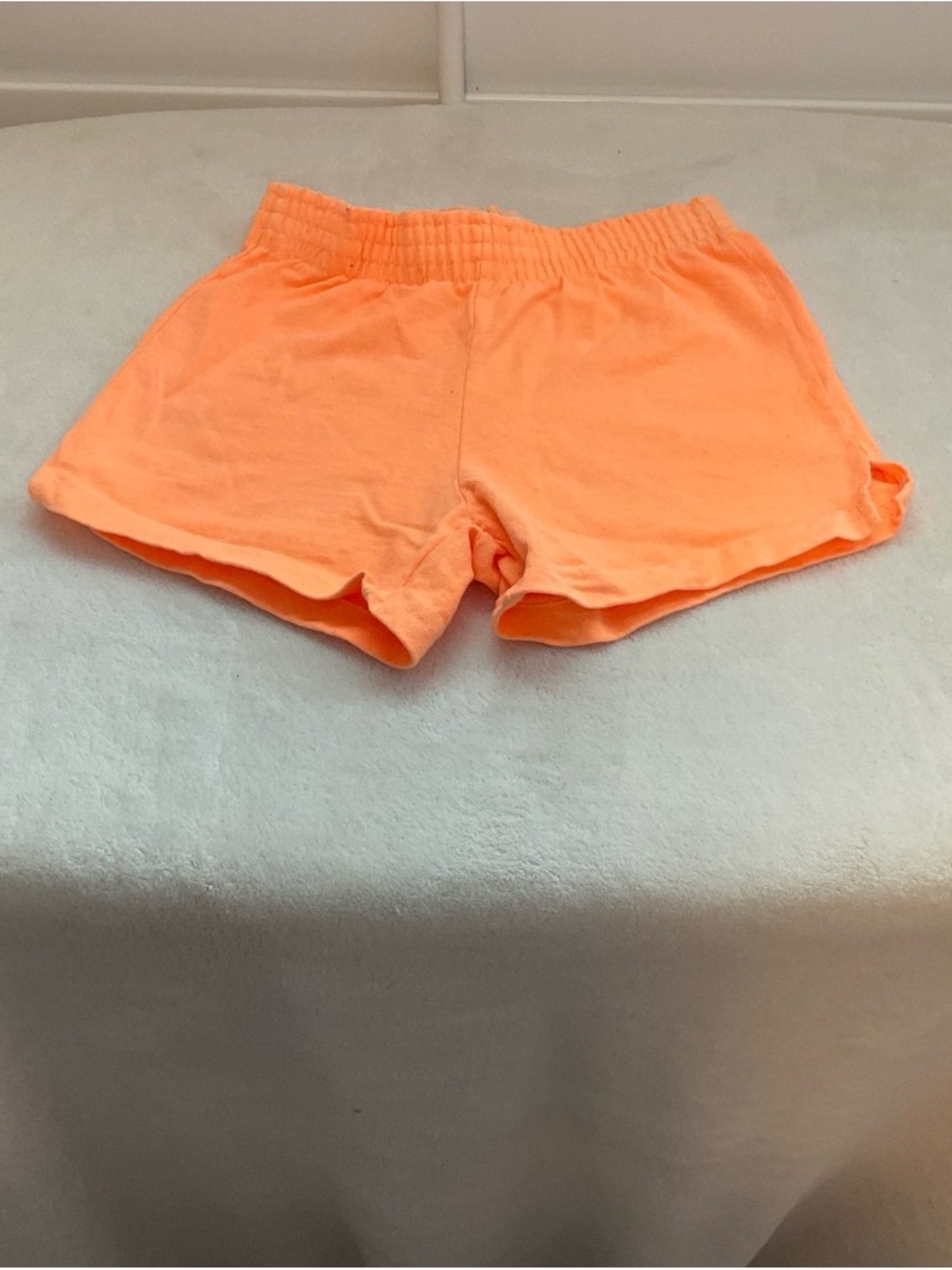 Soffe Neon Orange Women's Athletic Lounge Shorts